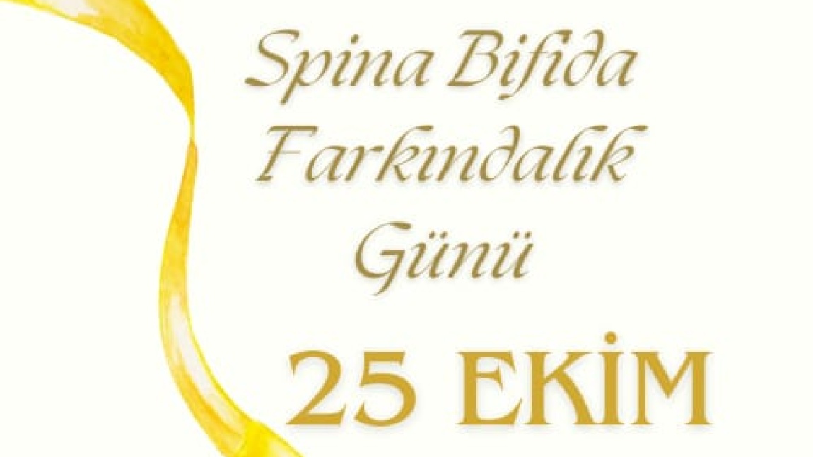 25 Ekim Dünya Spida Bifida Farkındalık Günü